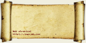 Andjelina Strika vizit kartica